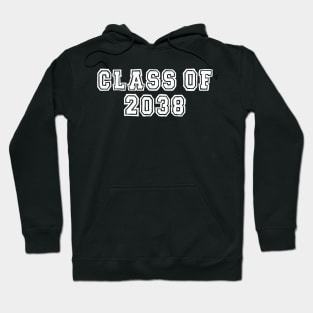 Class of 2038 grow with me Graduates Kindergarten Hoodie